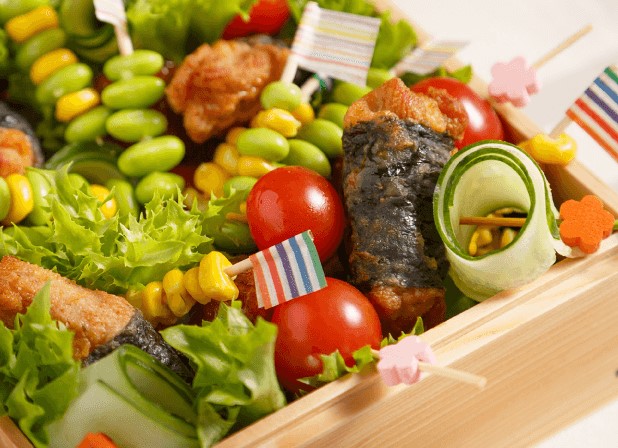 ピックを使ったお弁当