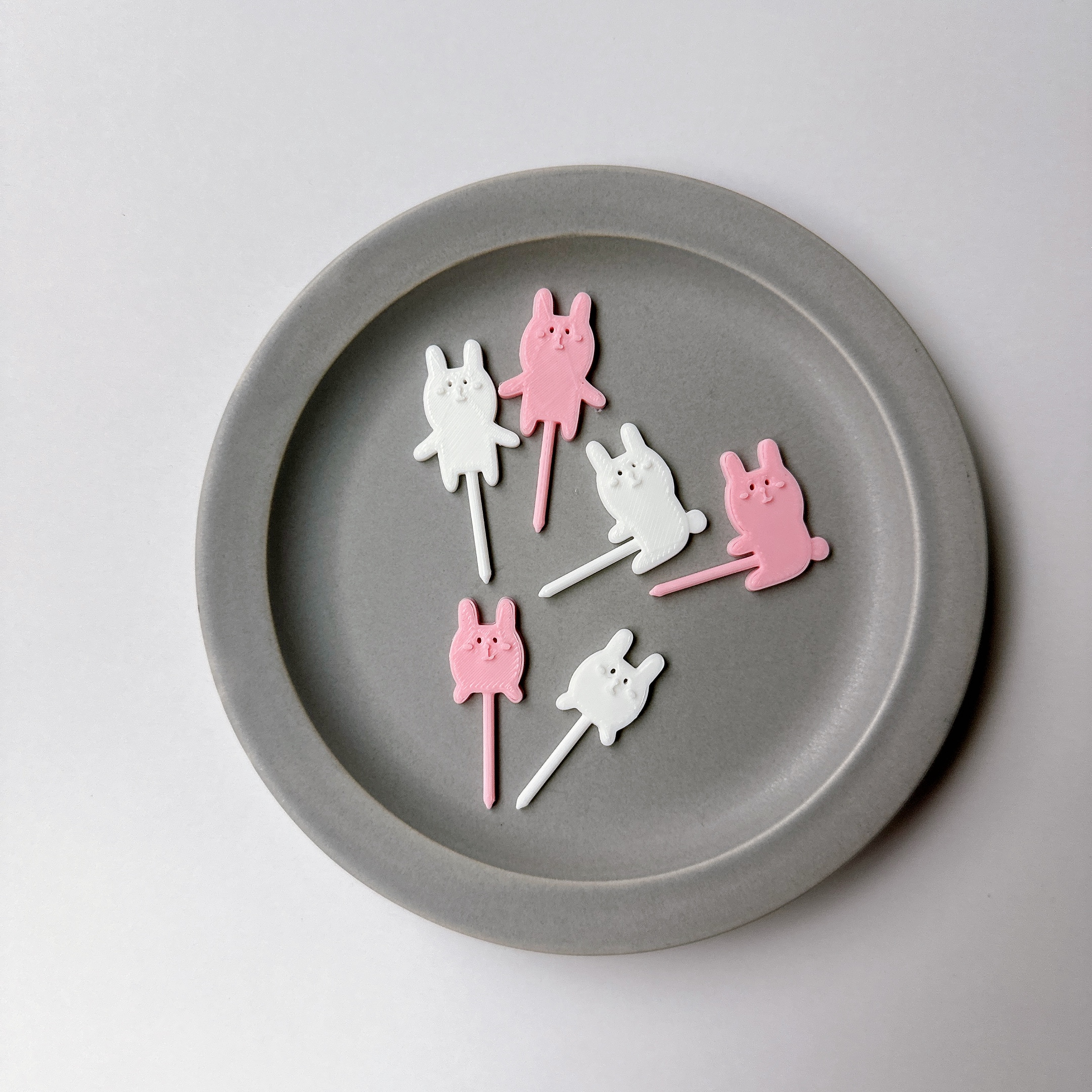 【ピック】うさぎ６本セット